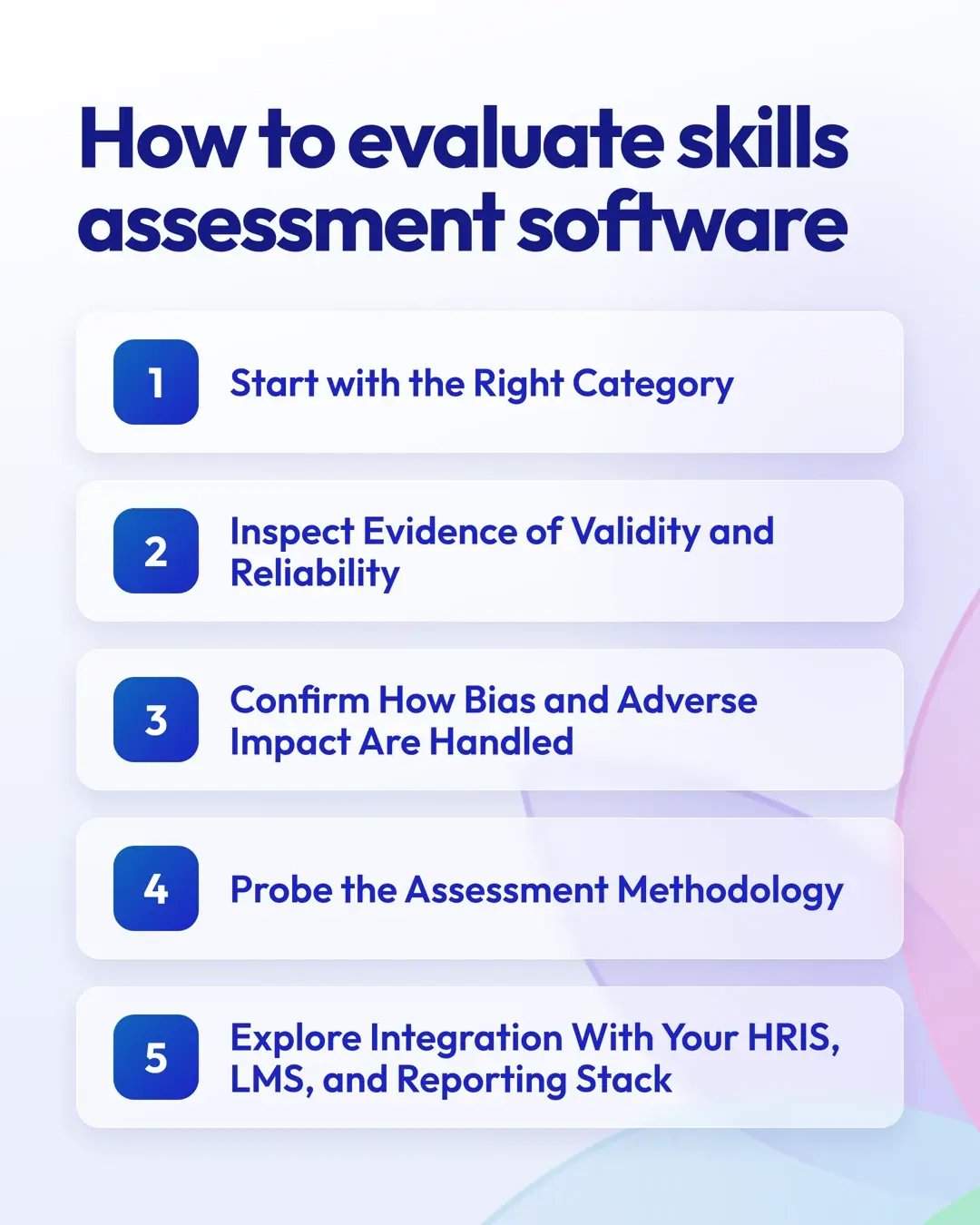 How to evaluate skills assessment software